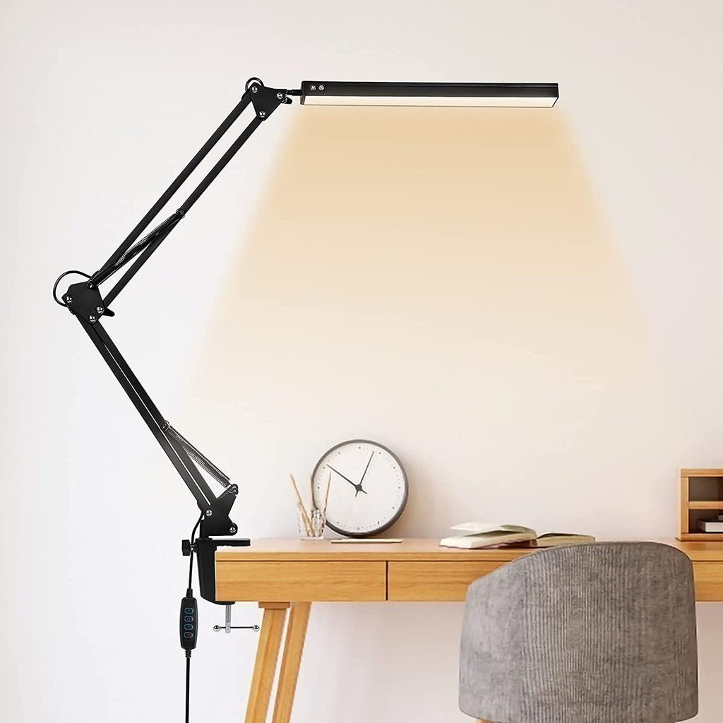 BMOT LED Schreibtischlampe Klemmleuchte Dimmbar 10W