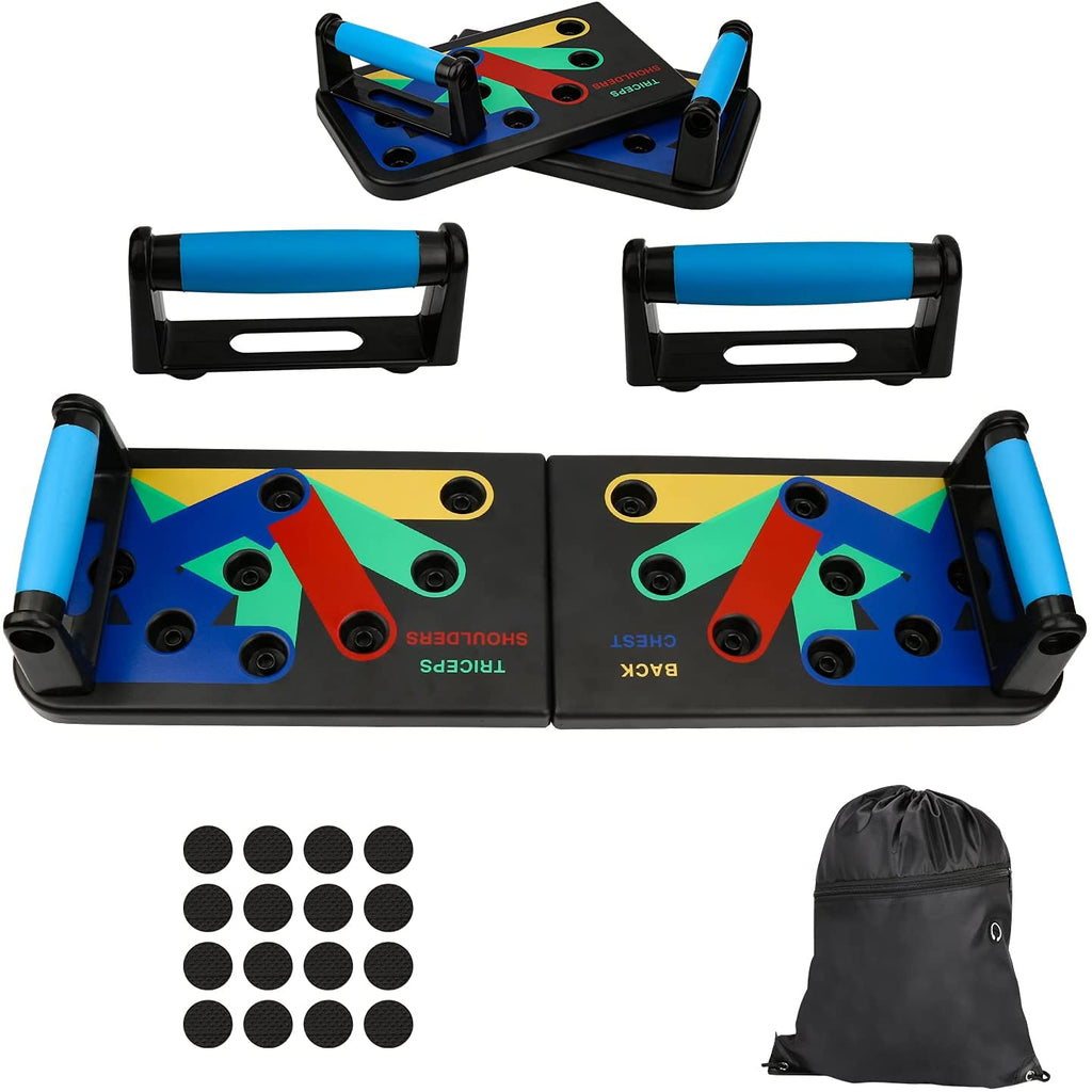 BMOT Upgrade 13 in 1 Push Up Board mit Tasche