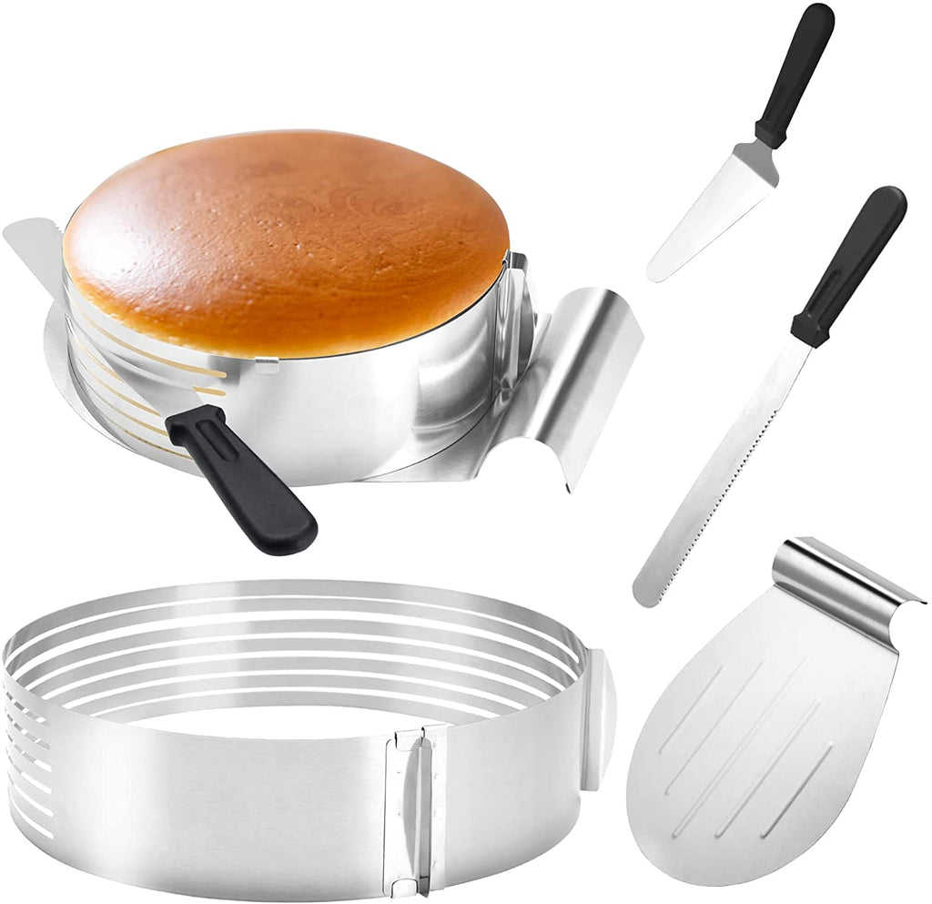 BMOT Tortenboden Schneidhilfe Torten Set 4tlg