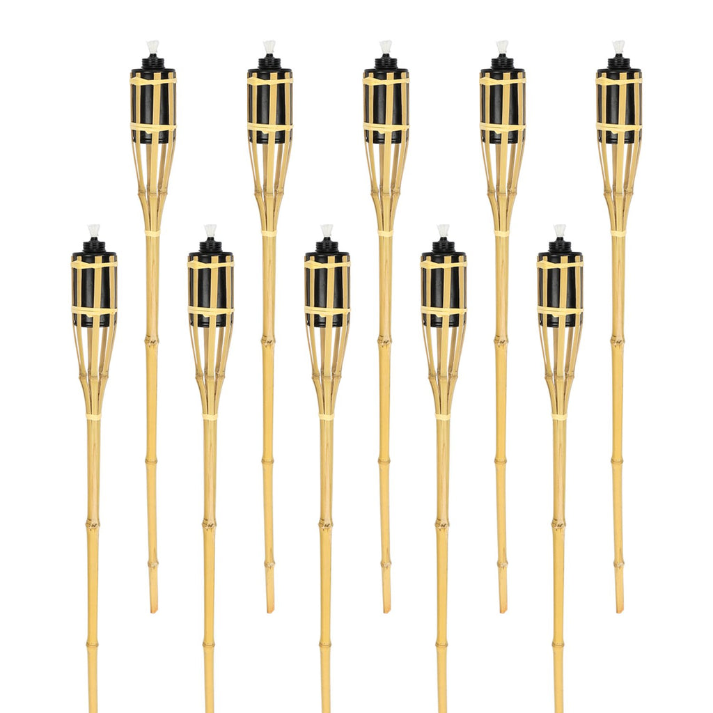 BMOT Gartenfackeln 12er Set Fackeln Torch