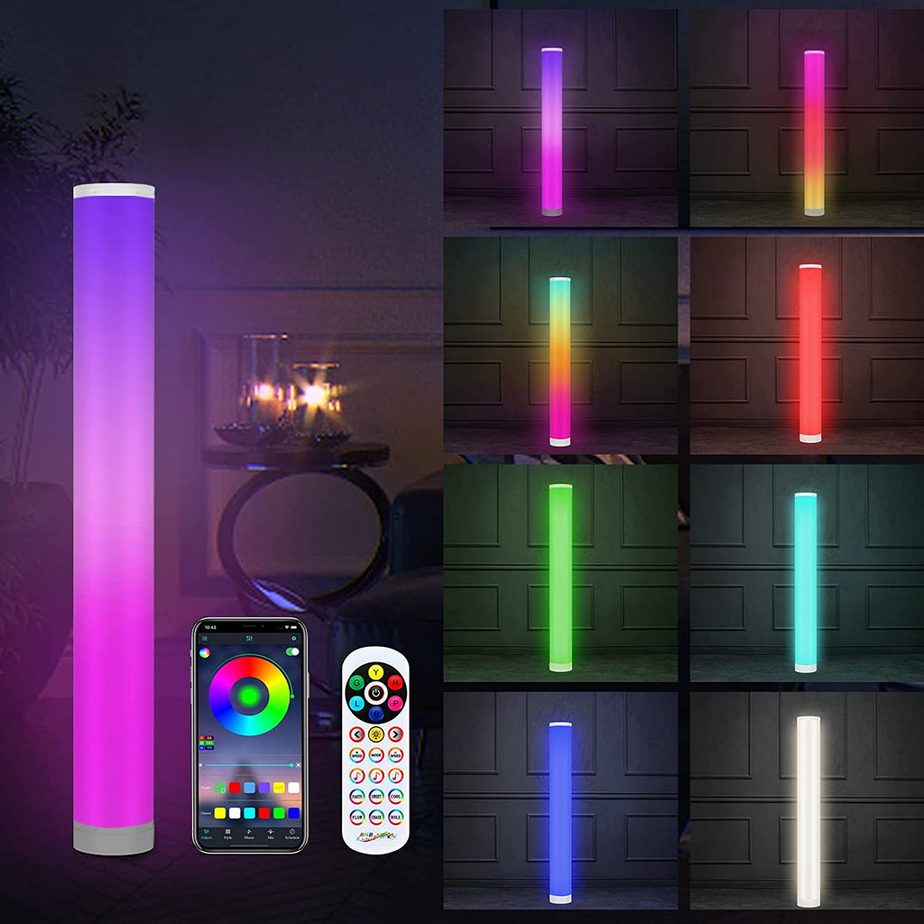 BMOT LED Stehlampe RGB Dimmbar mit Fernbedienung 6W