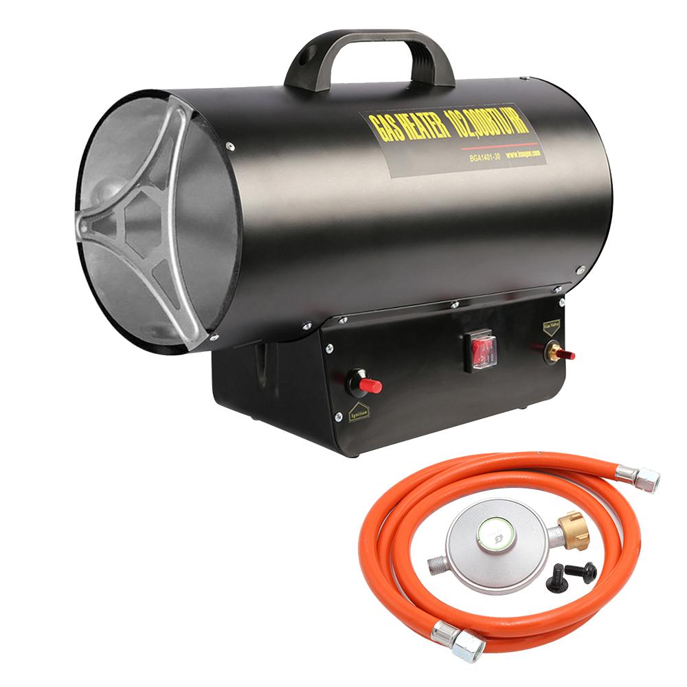 BMOT Gasheizgebläse Gasheizer Heizlüfter 10-30kW