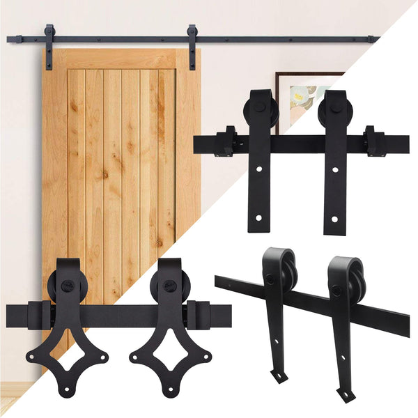 BMOT Schiebetürbeschlag Schiebetürsystem 152cm/183cm/200cm/244cm/363cm