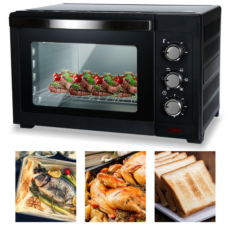 BMOT Minibackofen 30L mit Grillrost Backofen