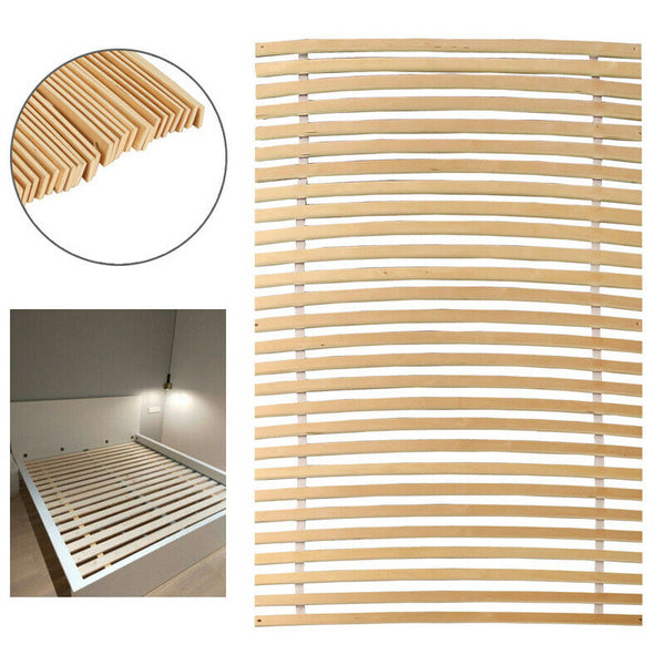 BMOT Lattenrost Rolllattenrost Birkenholz Lattenrahmen mit 28 Leisten