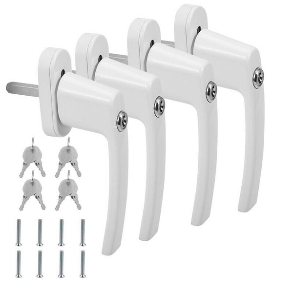 BMOT Fenstergriff Balkontürgriff mit Schloss Abschließbar Alu