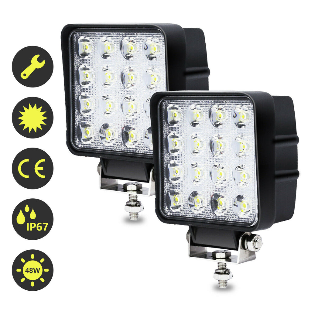 BMOT LED Arbeitsscheinwerfer 2X 48W Scheinwerfer