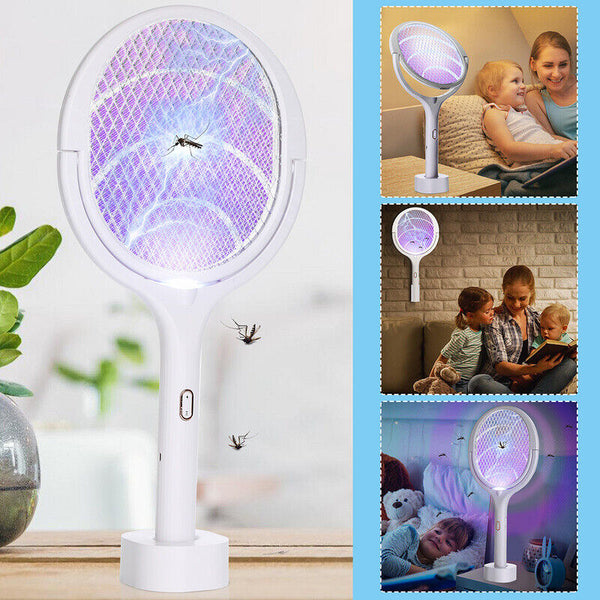 BMOT Elektrische Fliegenklatsche 5 in 1 Wiederaufladbar