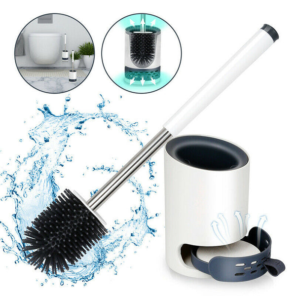 BMOT Silikon Toilettenbürste mit Bürstenhalter 2 in 1