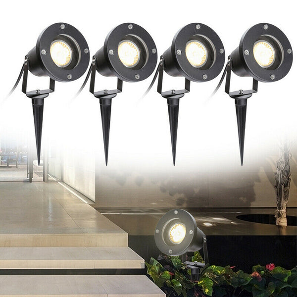 BMOT LED Gartenstrahler Außenstrahler mit Erdspieß IP65